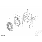 BMW Pusher Fan - Genuine BMW 64548397474