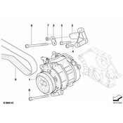 BMW AC Compressor Bracket - Genuine BMW 64557522482