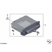 Mini Radio Control Unit - Genuine Mini 65123457443