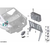 BMW Radio Amplifier - Genuine BMW 65125A6F8B0