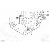 BMW Amplifier Subwoofer (Harman Kardon) - Genuine BMW 65126902838