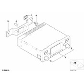 BMW Radio Control Unit - Genuine BMW 65126924787