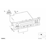 BMW Remanufactured Radio - Genuine BMW 65126941506
