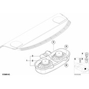 BMW Subwooferbox Top-Hifi System (Harman Kardon) - Genuine BMW 65126946986