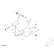 BMW Bracket Cd-Changer - Genuine BMW 65128378545