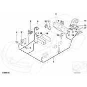 BMW Hifi Amplifier Telephon-Anti-Interferer - Genuine BMW 65128382393