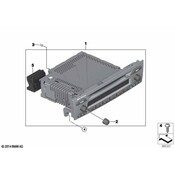 BMW Radio Control Unit - Genuine BMW 65129170329