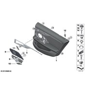 BMW Speaker Cover - Genuine BMW 65135A013C2