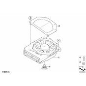BMW Central Bass Sp.Left- Indi.Audio System - Genuine BMW 65137838907