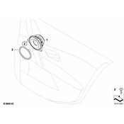 BMW Coaxial Speaker Individual Audio - Genuine BMW 65137838916