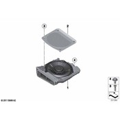 BMW Central Bass Left (Stereo) - Genuine BMW 65139210147