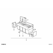 BMW Bracket Front - Genuine BMW 65148353045