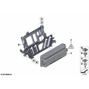 BMW Holder Audio Amplifier-Telephone - Genuine BMW 65159188582