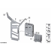 BMW Holder Audio Amplifier - Genuine BMW 65159264218