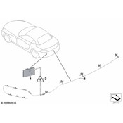 BMW Radio Antenna Mast - Genuine BMW 65209123994