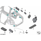 BMW Antenna Amplifier Diversity (315 Mhz) - Genuine BMW 65209276033