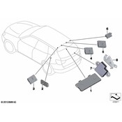 BMW Antenna Amplifier Diversity (315 Mhz) - Genuine BMW 65209276065