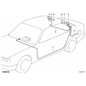 BMW Antenna Cable (4650mm) - Genuine BMW 65258375180