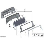 BMW Seat Back Panel - Genuine BMW 65509292449