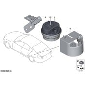 BMW Anti-Theft Alarm Siren Bracket - Genuine BMW 65759877765