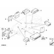 BMW Sensor B-Pillar Right - Genuine BMW 65776949912
