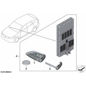 BMW Remote Control Transmitter for Keyless Entry and Alarm System - Genuine BMW 66125A59E33