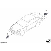 BMW Ultrasonic-Sensor (TitanGrey) - Genuine BMW 66202241247