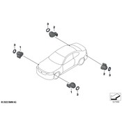 BMW Parking Aid Sensor - Genuine BMW 66209472205