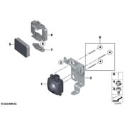 BMW Bracket F Acc 2 - Genuine BMW 66316782656
