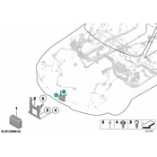BMW Cruise Control Distance Sensor Bracket - Genuine BMW 66316851823