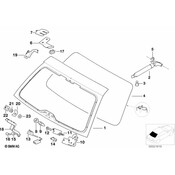 BMW Actuator F Rear Window - Genuine BMW 67118384069
