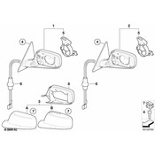 BMW Repair Kit Memory Drive Passenger Side - Genuine BMW 67136961407