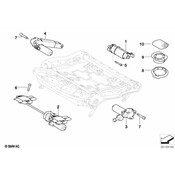BMW Drive Seat Angle Adjustment Right - Genuine BMW 67319146330