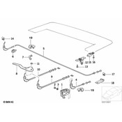 BMW Emergency Mechanism Parking Lock - Genuine BMW 67618360228