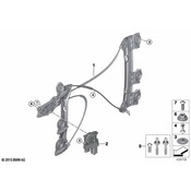 BMW Power Window Motor - Genuine BMW 67627413049