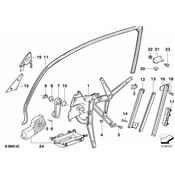 BMW Power Window Motor Front Right (325is) - Genuine BMW 67628360572