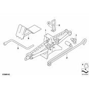 BMW Articulated Lifting Jack Crank - Genuine BMW 71103403631
