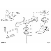BMW Crank (Chrom) - Genuine BMW 71121180686