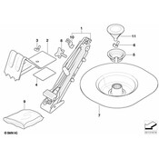 BMW Spare Wheel Retainer - Genuine BMW 71151096732
