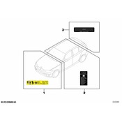 BMW Label "Run-In Instruction" (De-En-Fr) - Genuine BMW 71212122135