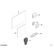 BMW Stick-On Label Fuse Grouping Front (English) - Genuine BMW 71236920773