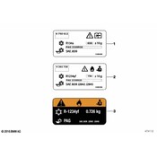 BMW Caution Label - Genuine BMW 71236995663