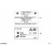 BMW Label Coolant (900+-10G) - Genuine BMW 71239193353