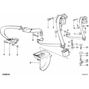 BMW Covering Left (Silver) - Genuine BMW 72111944499