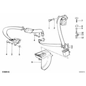BMW Covering Left (Black) - Genuine BMW 72111954321