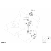 BMW Lower Belt Rear Right - Genuine BMW 72117007748