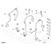 BMW Lower Belt Rear Left - Genuine BMW 72117070185