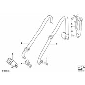 BMW Lower Strap Rear - Genuine BMW 72117161655