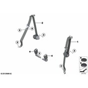 BMW Upper Belt Rear Right (Black) - Genuine BMW 72117226442