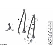 BMW Upper Belt Front Left (Oyster71) - Genuine BMW 72117241753
